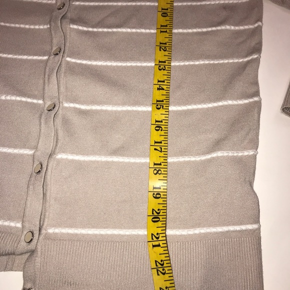 7th Avenue cardigan size L tan/nude color - Picture 6 of 7